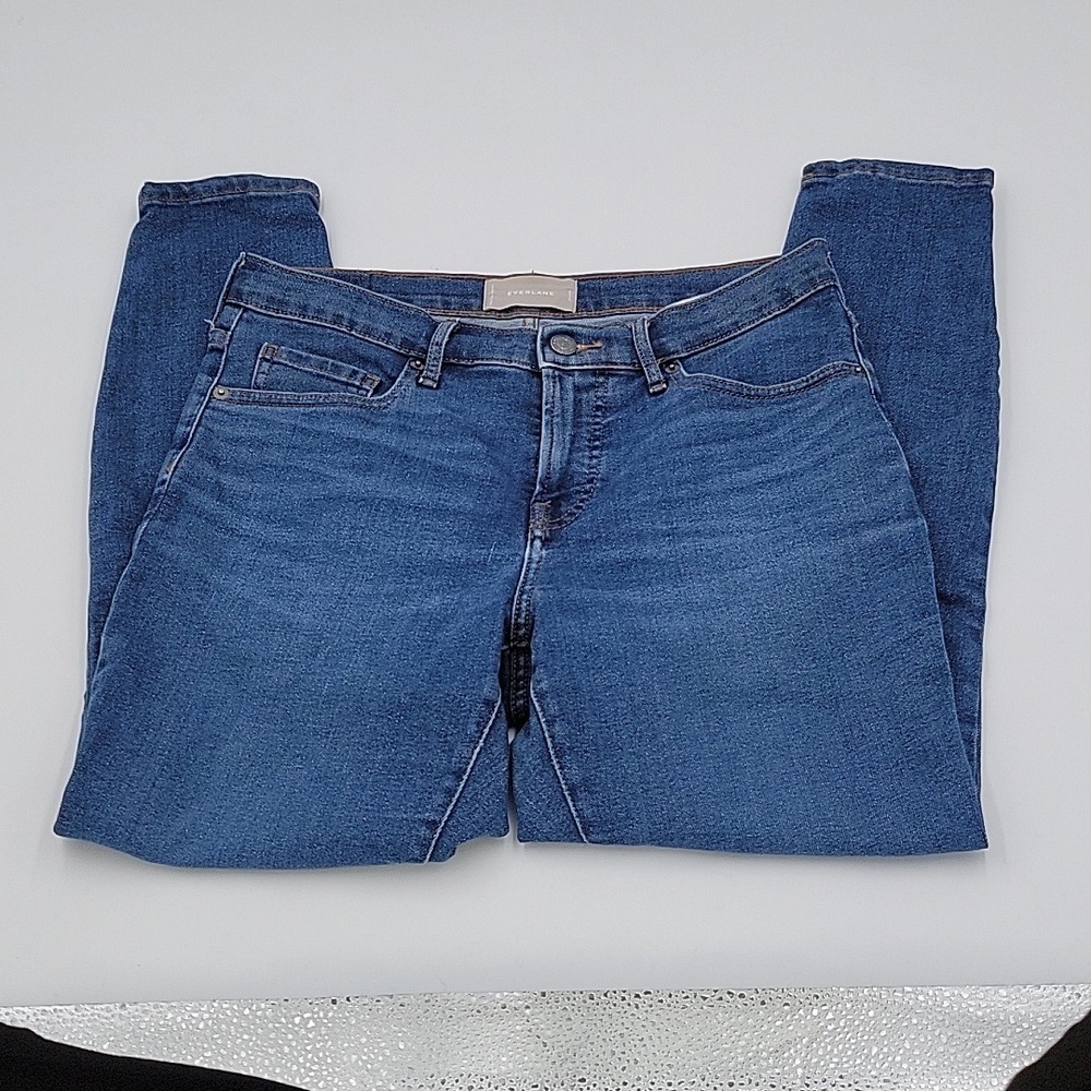 Everlane mid rise ankle blue jeans women's sz 29 - Picture 2 of 4